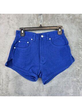 Vintage International Male Shorts Mens 30 Blue Denim Chino 3 Inseam 5 Pocket 80s